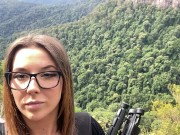 Preview 4 of Anya's Naughty Hiking Adventure Masterbating in a Forest Vlog 3
