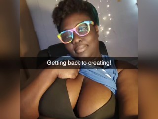 Snapchat 2022 Année De BBW Sexy Ebony Amusant