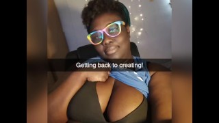 Snapchat 2022 ano de sexy bbw Ebony diversão
