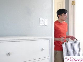Amber Stark tells Stepbro, "You better not cum in my sticky panties" - S7:E7 screenshot number 0