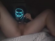 Preview 1 of Masked man masturbating with his ass spread!! Cum shot at the end!!!