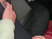 Preview 4 of Driving car with step sister and fucking her hard🍑🍆