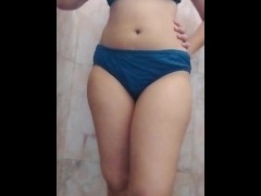 Big Indian ass caught at camera doing masturbation