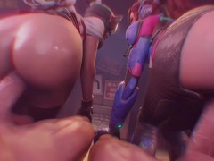 [HMV] KIRIKO VS D.VA - FUCK BATTLE - Rondoudou Media - Screenshot 11 of 16 - Anime