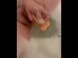 toys, teen, bath, girl masturbating