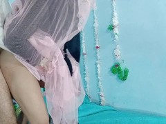 desi wedding bride hard fucked on first sex night (SUHAGRAAT) in desi village