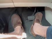 Preview 3 of Saturday Drive With Me Pedal Pumping Old Comfortable Shoes