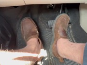 Preview 4 of Saturday Drive With Me Pedal Pumping Old Comfortable Shoes