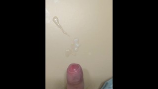 Cumshot with dirty panties