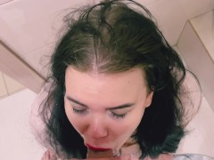 Bitch suffers while I piss on her (golden rain)