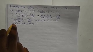 Matemática de equação quadrática Resolva esta questão matemática definida 5 para a classe 10 episódio nº 1 (Pornhub)