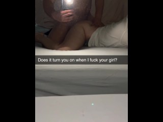 Cheating Novia Folla Guy Después De La Noche Snapchat Cornudo