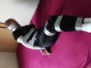 Preview 1 of Bondage game: duct taped tight