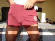 Preview 4 of Pervy PapiFachero loves his new N2N Gym shorts!