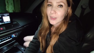 車の中で義理の妹の口を犯し、自宅で何度も絶頂する会話付きビデオ