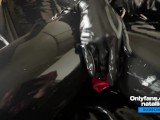 Condom Latex Suit - Close Up - OnlyFans Teaser