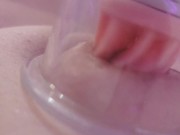 Preview 1 of 4 times cum♡Nipples and clit to be erected by sucking toy♡JAPANESE,UNCENSORED,DIRTY TALK,MOAN,HENTAI