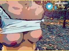 Wifey flashes her tits comic book style - Screenshot 7 of 16 - Milf Tits