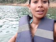 Preview 1 of Masturbating in the outdoor water (outdoor and travel)