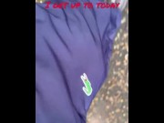 Preview 1 of Scally Chav Lad Cruising - Sucking Cock - Getting Fucked - Outdoors - Freeballing - Trainers - Gay