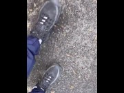 Preview 2 of Scally Chav Lad Cruising - Sucking Cock - Getting Fucked - Outdoors - Freeballing - Trainers - Gay