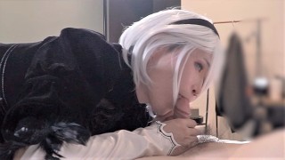 Part 3 Of Nier Automata 2B Cosplay Hentai Cosplayer's Blowjob And Getting Fucked
