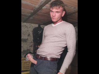 clothed, big dick, solo male, handjob