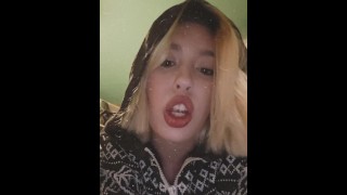 Girl shocked when dick enters her throat