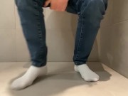 Preview 1 of Oops she is pissing on her socks