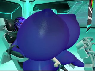 belly expansion, vrchat, big ass, big boobs
