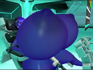 Blueberry Inflation (breast, Belly, Butt Expansion)