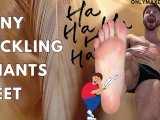 Macrophilia - tiny tickling giants feet