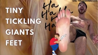 Macrophilie - minuscules pieds géants chatouiller