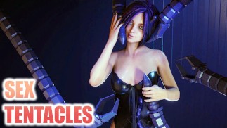Horny cyberpunk  catch girls (Play game SEX 