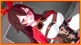 Genshin impact: Amber masturbation