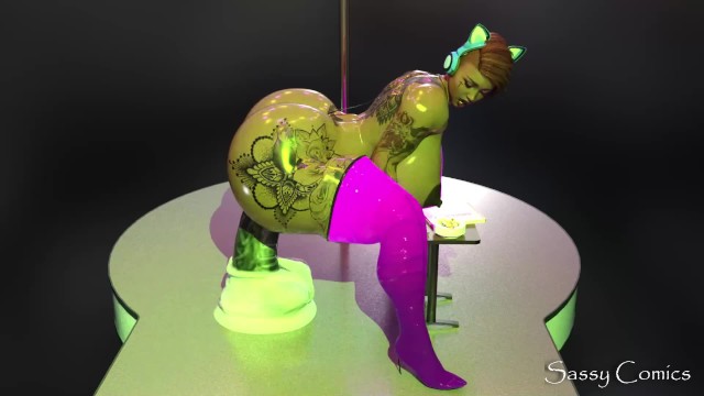 Big Dildo Anal Sex Animated - Big Ass Dancer Rides Huge Dildo on Stage - Extreme Anal 3D Animation -  Pornhub.com