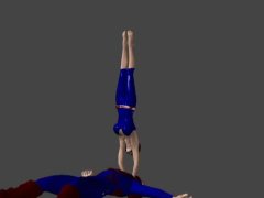 Spidergirl mistress femdom mixed fight superhero 3d Part 2