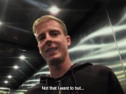 Preview 2 of BIGSTR - Blond Guy Hesitates When He Gets Asked To Get Fucked By A Man But He Agrees With Some Cash