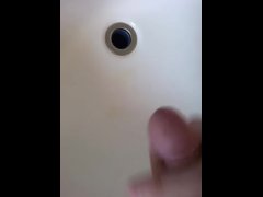 Cum in the sink