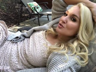 pov, sweater, goddess femdom, hot blonde milf