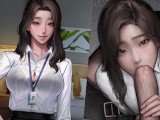 Hot Office Lady Gives New Employee A Blowjob - 1 - Secret Pie
