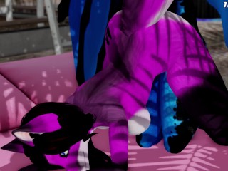 Second Life 4K - Город Кхул - Непристойное веселье у бассейна