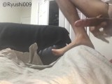 9" side view cumshot! look at my toes wiggle! i need a big ass or big tits & a sexy face to cum on
