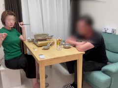 「初複数プレイ」彼の後輩君が食事に来てノーブラで対応したら後輩君とエッチな流れに❤寝取られちゃった❤爆笑も「前編です」 NTR/日本人/熟女/巨乳/パイパン/無修正/潮吹き/変態/中出し/人妻/浮気 10/16