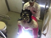 Japanese Crossdresser Ayumi Blowjob Analsex Creampie Public Toilet 013 China Doll
