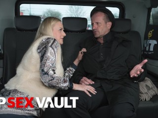 Czech Blondie Katie Sky Drilled by Dirty Chauffeur in the Backseat - VIP SEX VAULT