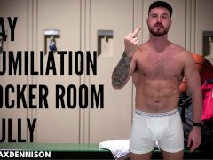 Gay humiliation - locker room bully