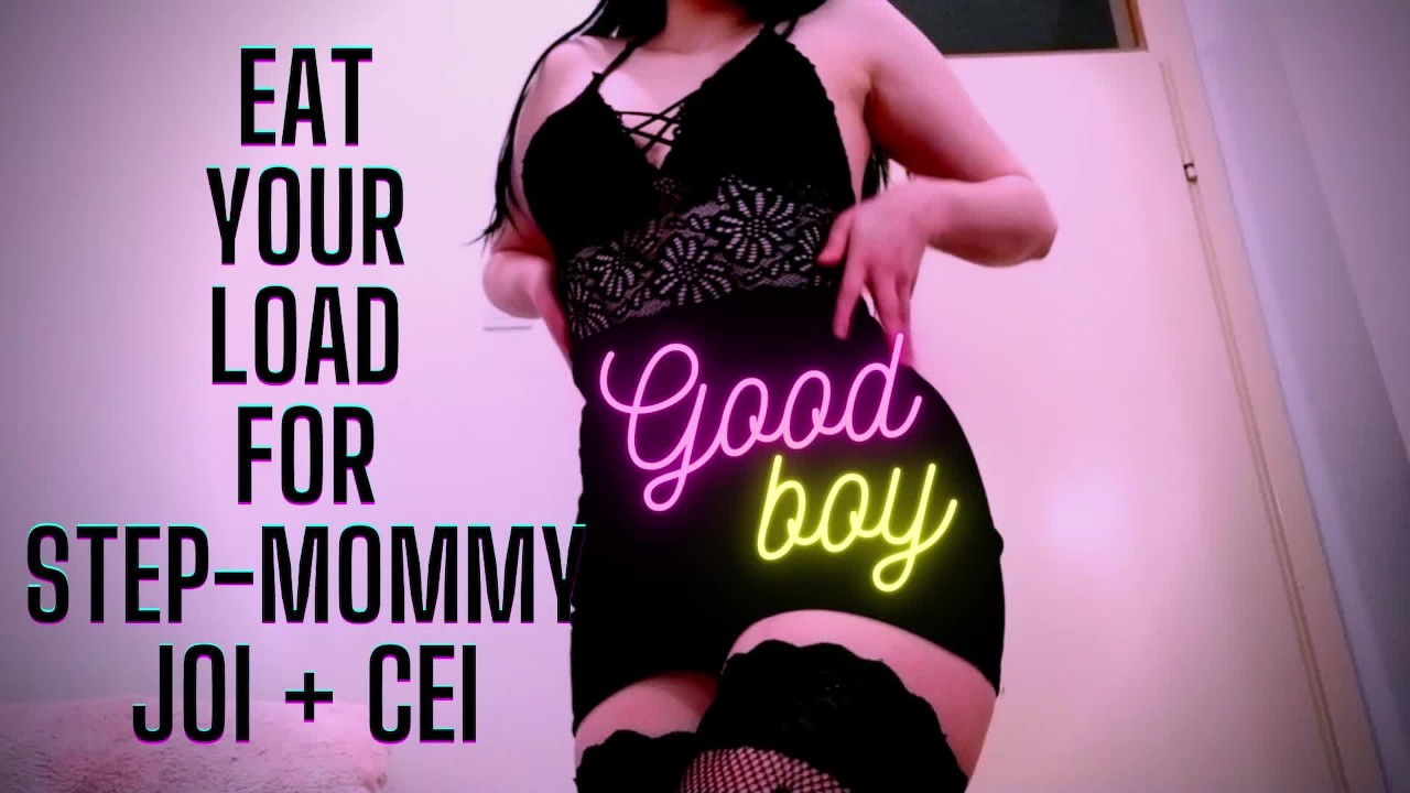 CEI JOI FemDom POV - Eat Your Load For Mommy - Cum Eating Instructions,  Jerk Off Instructions