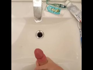 teen, handjob, solo male, cumshot