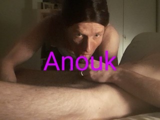 Anouk - Hardcore Zonder Condoom, Slordige Deepthroat, Sleazy Faceneuk En Sperma Slikken - Volledige Film